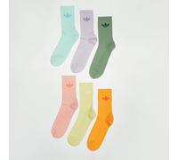 Adidas Originals Calzini Trefoil Blu chiaro/Blu scuro/Verde/Smeraldo/Bordeaux/Bianco Taglia 40-42