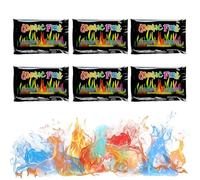 6 Packs Polvere Colorata per bracieri, Polvere Colorata Per Bracieri 10g x 10 Holi Color Polvere Del Fuoco Set Color Party Polvere Per Eventi All'aperto Halloween e Natale