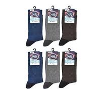 6 Paia Calze da Uomo Estive Colorate con in Filo di Scozia - Elasticizzate - Made in Italy - Resistenti - Lunghe e Corte Eleganti (39/42, Pascal)