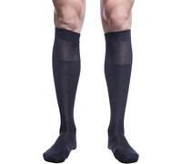 6 Paia Calze Uomo Lunghe Filo di Scozia Torreggiani Rasate Eleganti blu e nero