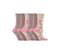 6 paia calzini Gentle Grip senza elastico da donna 4 - 8 UK, 37 - 42 eur GG33 Medium