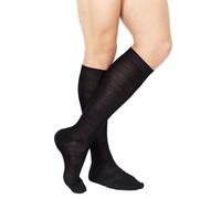 6 PAIA CALZINI LUNGHI POMPEA 100% COTONE UOMO FILO DI SCOZIA LISCIA INTIMO