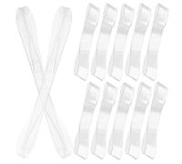 6 Paia Cinturini Invisibili per Tacchi Alti, Tpu 1cm 11 CM | Staccabili e Discreti, per Décolleté e Sandali, Uso e Servizi Fotografici