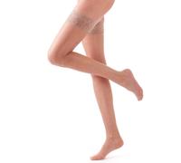 6 Paia Collant Autoreggente Donna Bellissima Basic 20 den con Balza in Pizzo