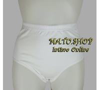 6 Paia Culotte Vita Alta Modelli Assortiti Liscia o con Pizzo Bianca o Nera