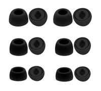 6 paia di auricolari in silicone nero per Samsung Galaxy Buds 2 Pro, disponibili in 3 misure: Small/Media/Large, perfette per gli amanti della musica e degli atleti