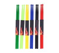 6 paia di bacchette in nylon 5A, bacchette in plastica, bacchette Ahead, adatte a tutti i tamburi, in particolare alla batteria elettronica