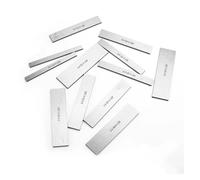 6 paia di blocchetti di riscontro paralleli da 12 pezzi, in lega di acciaio, for fresatura CNC, set da 120 mm x (10-35 mm) for morsa, fresatrice e tornio. per macchinisti e metalmeccanici