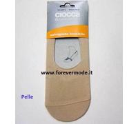 6 Paia di Calze donna Ciocca salva piede in cotone comfort invisibili art 61