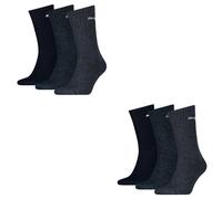 6 Paia Di Calze Sportive Puma Da Tennis Taglia 35 - 49 Unisex Per Lei E Lui