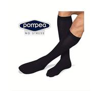 6 paia di calzini lunghi da uomo in microfibra piquet Pompea calze calzettoni