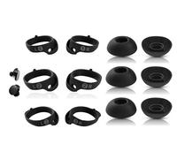6 paia di cuscinetti auricolari di ricambio per auricolari Bose QuietComfort Ultra (2023) e Bose QuietComfort II (2022), in silicone antiscivolo, colore: nero