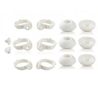 6 paia di gommini di ricambio per auricolari Bose QuietComfort Ultra (2023) e Bose QuietComfort II (2022), in silicone antiscivolo, colore: bianco