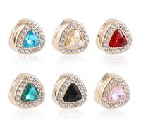 6 Paia di Magneti per Hijab, Magneti per Spille Hijab Potenti Magneti per Sciarpe con Strass in 6 Colori per Donne Sciarpe Niqab Musulmane Islamiche Hijab (Stile 2)