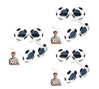 6 Paia di Occhiali da Calcio per Bomboniere, Occhiali da Sole da Calcio Originali All'ingrosso per Bambini E Adulti, Accessori per Photo Booth a Tema per Decorazioni per Feste a Tema Mondiali di 2026,