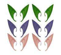 6 Paia di Oggetti di Scena per Orecchie Falsi, Oggetti di Ruolo, Accessori per I Costumi per Feste E Oggetti di Scena Creativi.