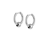 6 Paia di Orecchini a Bottone Neri in Acciaio Inossidabile per Uomini e Donne Orecchini a Cerchio con Piercing all'orecchio della cartilagine Durability