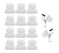 6 Paia di Tappi Auricolari in Silicone per AirPods Pro e Pro 2ª Generazione - Accessori di Ricambio a Doppia Flangia, Compatibili con Apple AirPods Pro (2019) e Pro 2ª Generazione (2022), Bianco