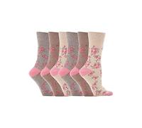 6 paia Ladies SockShop Cotton Gentle Grip EUR 37-42, UK 4-8, Calze