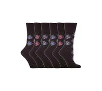 6 paia Ladies SockShop Cotton Gentle Grip EUR 37-42, UK 4-8, Calze