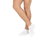 6 paia minicalza fantasmini POMPEA cotone fitness (TG.47/49, BIANCO)