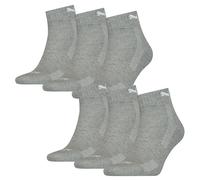 6 Paio Puma Trimestre Calzini Con Suola IN Spugna 35-46 Unisex Cushioned Corti