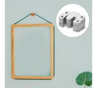 6 Pairs Attaccaglie Per Quadri Appendi Clip Porta Specchio Ganci Resistenti