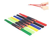 6 Pairs Nylon Drum Sticks for Drum, Professional Drumsticks Musical Instrument Percussion Accessories Plastic Drum Sticks Set with Non Slip Handles for Adults Kids
