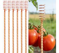 6 pali per piante elettroculturali, 13 '' disponibili in filo di rame antenne da giardino, kit di anelli tensori, aste in rame per piantare piante da giardino in crescita