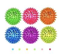 6 palline da discoteca lampeggianti a LED da 6,5 cm con luce per alleviare lo stress, autismo e livelli elevati di ansia, giocattolo per animali domestici o classe sensoriale per bambini