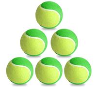6 palline da tennis Stage1, palline da allenamento 25%, riduzione della pressione, per principianti, tennis, per bambini, per principianti, animali domestici, verde