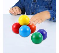 6 palline di legno arcobaleno per il riconoscimento dei colori, regali di