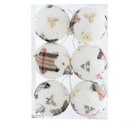 6 Palline di Natale Infrangibili 5-6cm Decorazioni per | Realizzate per decorare l' natalizio disponibili in o pronte per essere appese