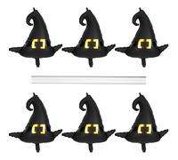 6 Palloncini a Forma di Cappello di Halloween Decorazione per Feste a Tema