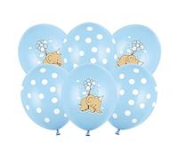 6 palloncini elefanti blu