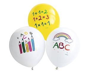 6 palloncini in lattice da 27,5 cm