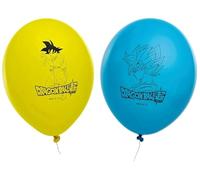6 Palloncini in lattice Dragon Ball Z 27 cm - Blu