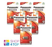 6 Panasonic 4SR44 Argento Ossido Batteria 6.2V 544 PX28 4G13 4LR44 1BL Exp 2026