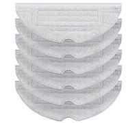 6 panni agli ioni d'argento per Roborock S8/S8+/ S7 MaxV/S7 MaxV Plus/S7 MaxV Ultra/S7 Pro Ultra/S7 Pro Ultra/S7/S7+ Robot Aspirapolvere Microfibra VibraRise Set di accessori (grigio chiaro)