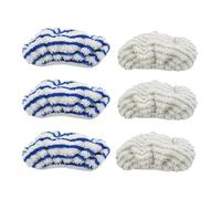 6 panni in microfibra di ricambio, compatibili con Rowenta Clean&Steam, accessorio for aspirapolvere ZR005801, lavabili e riutilizzabili