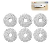 6 panni set di mocio panni di ricambio per aspirapolvere,panni di ricambio per aspirapolvere robot,per robot aspirapolvere L10s Ultra, S10 Plus, S10Pro, X10, panni in microfibra lavabili