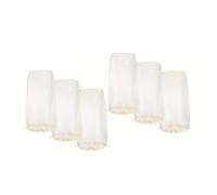 6 Parrucche Con Parrucche Con Le Regolabili Viaggi Portatili Cotta Organizzati Per La Polvere Sporca Per La Parrucca Del Salone Organza