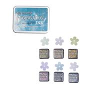 6 PC COOLI FLUSSI TRAMP TRAMP SET COMBINAZIONE INKPAD Per La Creazione Schede E Office Inkpad Retro Set Per Bambini Adulti Che Progetti