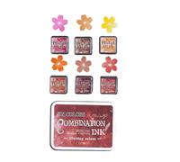 6 PC COOLI FLUSSI TRAMP TRAMP SET COMBINAZIONE INKPAD Per La Creazione Schede E Office Inkpad Retro Set Per Bambini Adulti Che Progetti