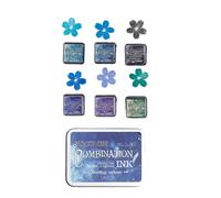 6 PC COOLI FLUSSI TRAMP TRAMP SET COMBINAZIONE INKPAD Per La Creazione Schede E Office Inkpad Retro Set Per Bambini Adulti Che Progetti