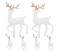 6 Pcs Abbellimenti Natalizi Renna Decorazione Natalizia Della Tavola Di Natale