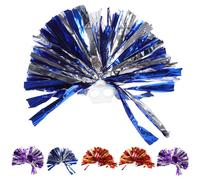 6 Pcs Accessori Cheerleader Pompon Da Sostegno Alle Prestazioni Per Il Tifo
