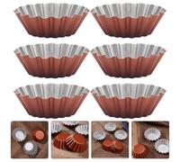 6 Pcs Accessori Per La Cottura Comodo Stampo Crostata All'uovo Da Forno