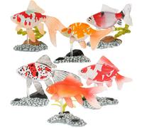 6 Pcs Adorabile Figura Di Pesce Pesci Decorativi Giocattoli Arredamento Del