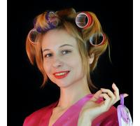 6 Pcs Arricciatore Capelli Arricciante Per Bigodini Bigodino Con Frangia